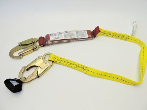 Web devices ls200-3-4ss-3.6 shock-sorb double lanyard 4ft fall arrest system new for sale