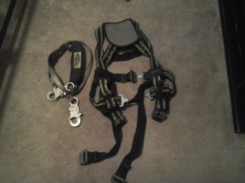miller full body harness (duraflex) with lanyard