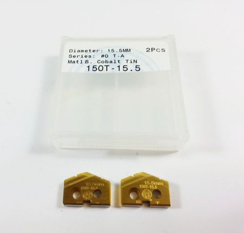 NEW 15.5mm AMEC #0 T-A  Cobalt TiN Spade Inserts (G619)