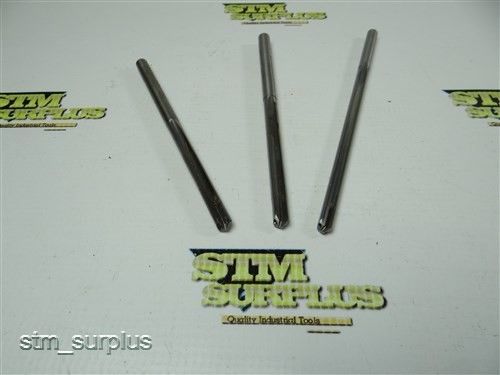 Nice lot of 3 coolcarb coolant fed carbide tipped drills 17/64&#034; to 19/64&#034; for sale