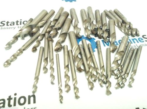 JARVIS NUCON 2-5/8&#034; OAL ASSORTED HIGH SPEED STEEL DRILLS - .1405&#034; TO 25/64&#034;