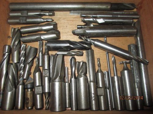 MACHINIST LATHE MILL NICE Lot of Miscellaneous Machinist End Mills Cutters Etc