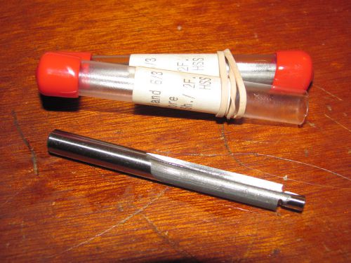 LOT OF 2 BRAND NEW SOLID STRAIGHT FLUTE COUNTERBORES FOR #6 SCREWS , 2 FLUTE