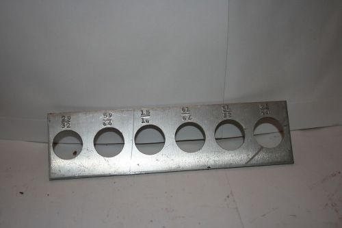 (1) Used HSS Straight Hand Reamer gauge
