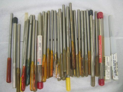 Chucking reamers, lot of 38 new reamers, incredible buy. 2 of each size. for sale
