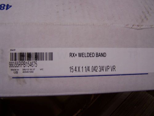 New lenox 99355rpb154675 rx+welded bandsaw blade 154&#034; x 1-1/4&#034;x.042  vp vr for sale