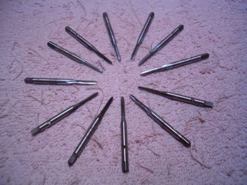 Lot of 12 taps  #3/48  3 flute  used probably