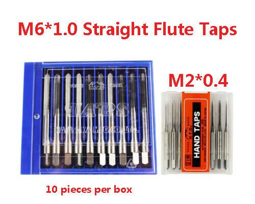 10pcs Metric Machine Tap M6 X1.0mm Tap Threading Tools H.T.D brand Free shipping