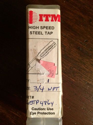 3/4 NPT tap High Speed Steel