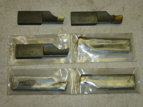 NOS! LOT of (6) BOHRUNGEN 40-88 TOOL BITS, STECHT 30 &amp; 40, Made in Germany