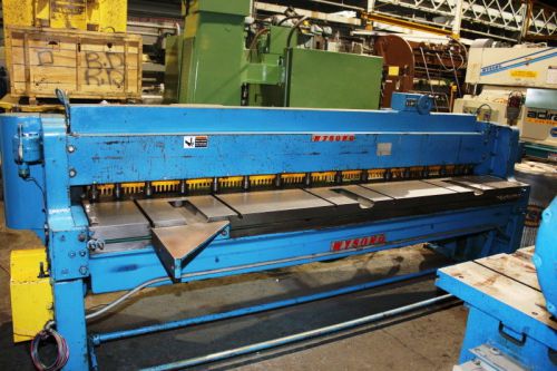 10&#039; x 10 ga. wysong model 1010 power squaring shear, new 1965 for sale