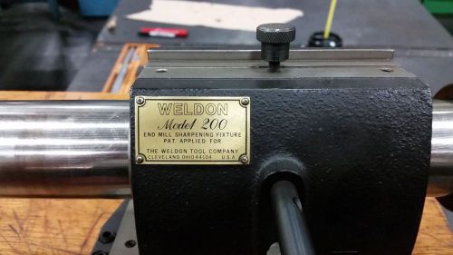 Weldon Model 200 Endmill Sharpening Fixture