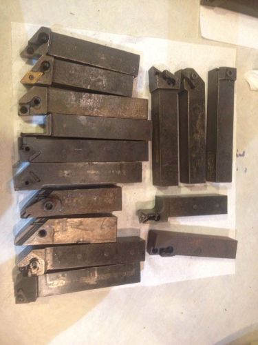 Mixed Lot Of Lathe Tool Holders With 1&#034; Tall Shank. They All Need Repair