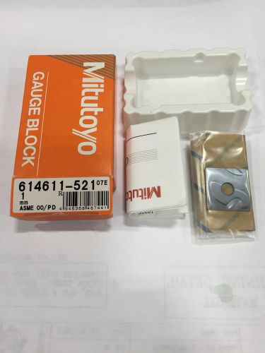 Mitutoyo Gauge Block  1.0mm, Brand New