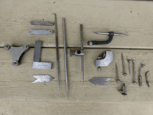 Group of misc. machinist tools and parts lufkin, goodall pratt,ace,prod. eng. for sale