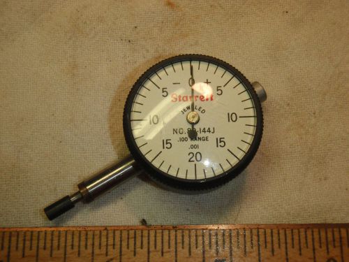 Starrett  # 80-144j dial depth gauge .001&#034; and .100&#034; range for sale