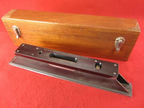 Starrett No.199 15&#034; master precision level with wood case