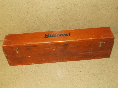 ++  starrett no. 199 15&#034; master precision level (case only) for sale