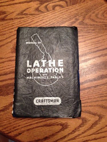 Craftsman Lathe Manual