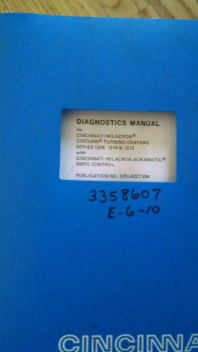 Cincinnati milacron cinturn diagnostics manual
