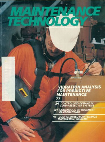 Maintenance Technology April 1990 Magazine Vibration analysis for PM