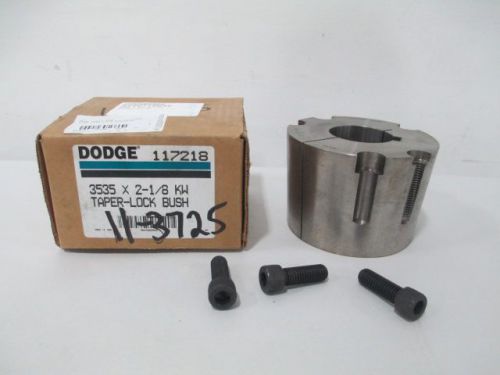 New dodge 117218 3535 x 2-1/8 kw taper-lock 2-1/8in bushing d247126 for sale