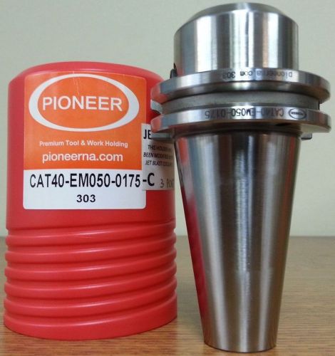 Hpi pioneer cat40 1/2&#034; end mill holder 1.75&#034; coolant thru din ad/b **used** for sale