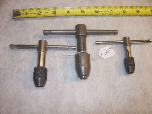 Tap Wenches, (3) Various Size, No Name Tap Wrenches