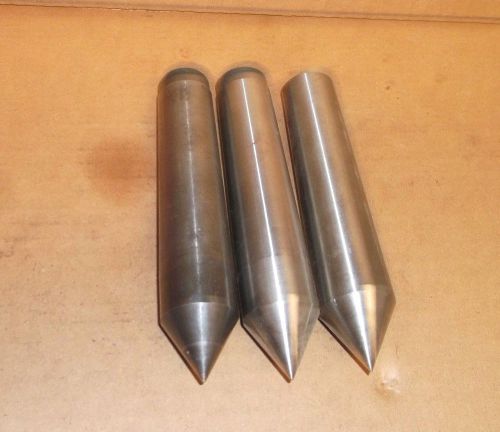 # 4 Morse Taper Centers Qty 3 One is Carbide Tipped, All 3 One Price