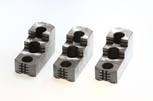 10” steel hard jaws 1.5mm x 60° serrated for kitagawa b-210 type lathe chucks for sale