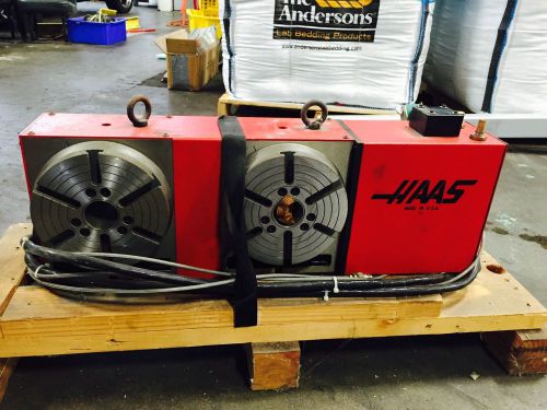 HAAS HRT-210-2 4th Axis Dual Rotary Indexing Table - Appears new! Nice!