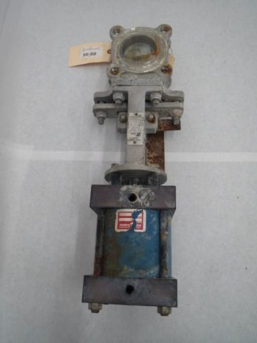 FC FLOW CONTROL 84B92 STAINLESS 150 4 BOLT FLANGED 3IN KNIFE GATE VALVE B201074