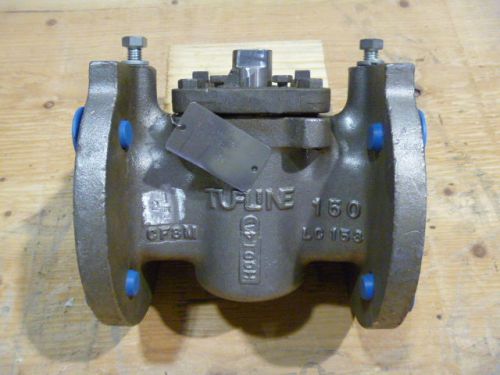 2-1/2&#034; xomox tufline 067 316ss 150# ptfe seat plug valve fcty repaired for sale