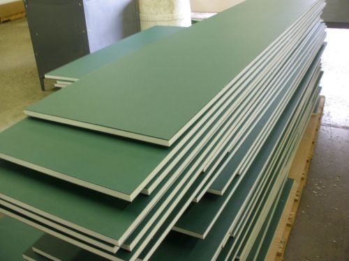 Color Core Material - green/white/green - 3/4&#034; x 8.75&#034; x 12&#034;