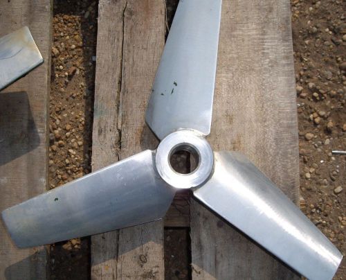 14&#034; 316 Stainless Steel Hydrofoil Mixer Impeller USED