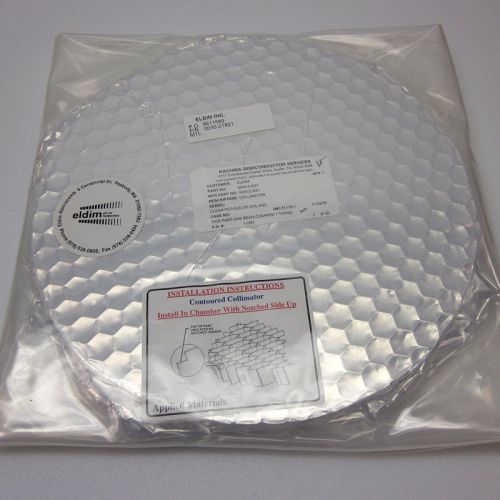 New amat 0040-21821 hex foil collimator 1.25:1 5/8&#034; sst shaped .020&#034; thk for sale