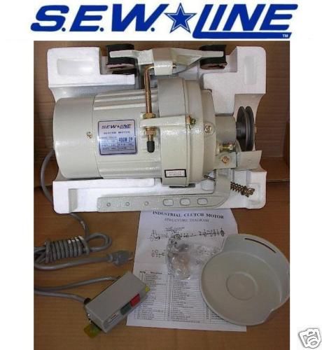 SEWLINE  NEW  3450 RPM  220 VOLT  3 PHASE  MOTOR  FOR  INDUSTRIAL SEWING MACHINE
