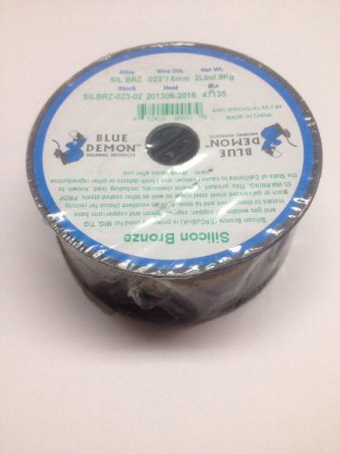 BLUE DEMON SILBRZ-023-02 ERCuSi-A X .023 X 2&#034; Spool Welding Wire - FREE SHIPPING