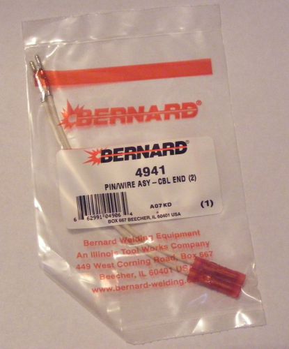 BERNARD WELDING 4941 PIN &amp; WIRE ASSEMBLY **NEW IN SEALED PACKAGE**