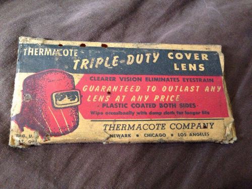 Thermacote triple duty cover lens 2 x 4 clear plastic lens for sale