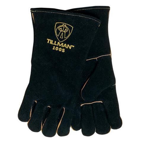 Tillman 1005 Select Split Cowhide, Cotton Lined Welding Gloves, Large