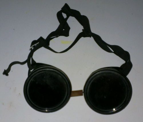 Vintage Welding Safety Goggles Glasses Aviator Motorcycle Steampunk Machinist