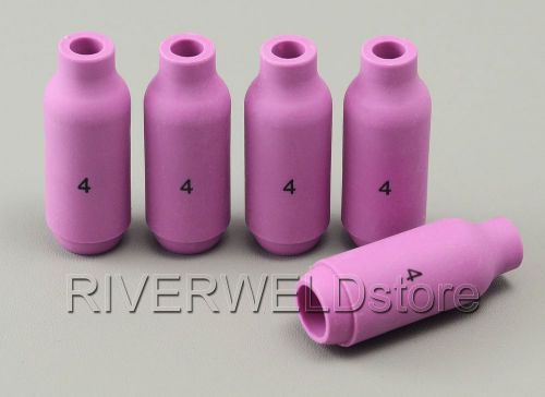10n50 #4 tig alumina cermic cup nozzle, tig torch db pta wp 17,18 26 series, 5pk for sale