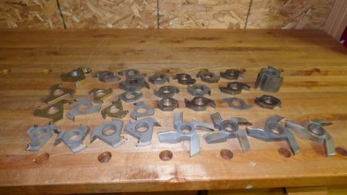 31 LRH Shaper Cutters Carbide Raised Panel And Stile &amp; Rail Profiles W/ Others.
