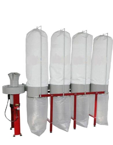 Modular dust collector, brand new, 8 bags, 6200 cfm, 15hp for sale