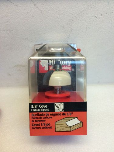 Hickory Woodworking Router Bit 3/8&#034; Cove HW1116 Brand New