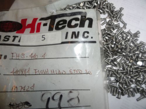4-40 X 1/4&#034; Stainless Steel Self Clinching Threaded Studs, FHS-440-4