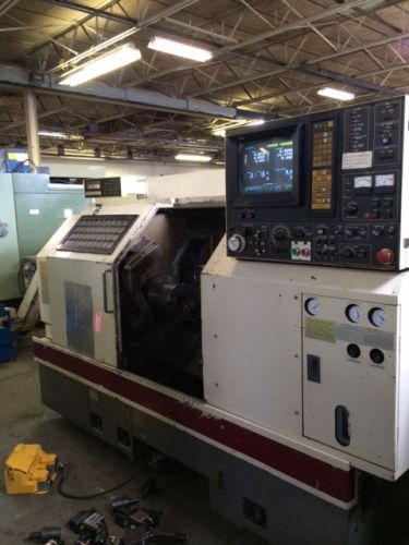 Dainichi cnc lathe bx40m with live tooling, fanuc 10tf, free loading for sale