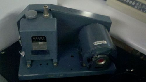 WELCH DUO SEAL VACUUM PUMP MODEL 1399, ID# 8001