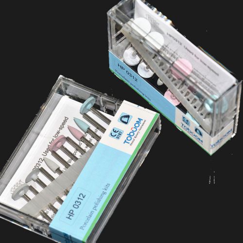 5pack dental porcelain teeth polishing kits hp 0312 used for low-speed handpiece for sale
